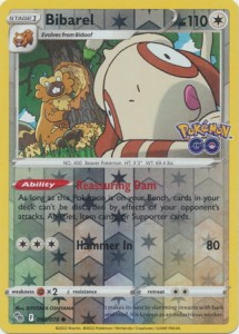 Bibarel - 060/078 - Reverse Holo - Pokemon GO