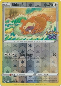 Bidoof - 059/078 Common Reverse Holo - Pokemon GO