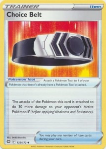 Karta Pokemon Choice Belt - 135/172 - Uncommon