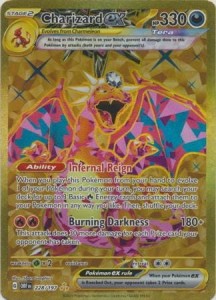 Charizard ex - 228/197 - Gold Secret Rare Pokemon