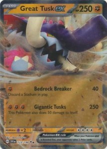 Great Tusk ex - 123/198 - Ultra Rare Pokemon
