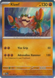 Klawf - 122/198 - Holo Rare - Pokemon
