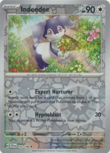 Indeedee - 153/198 - Reverse Holo - Pokemon