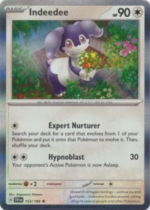 Indeedee - 153/198 - Holo Rare - Pokemon