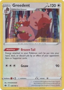 Greedent - 128/198 - Holo Rare - Pokemon