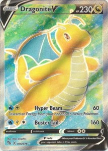 Dragonite V - 076/078 - Full Art - Pokemon GO