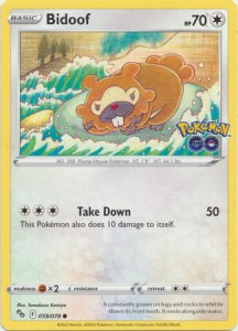 Bidoof - 059/078 - Common - Pokemon GO