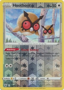 Hoothoot - 120/189 - Common Reverse Holo - Pokemon
