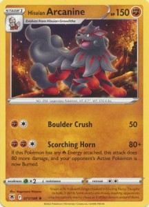 Hisuian Arcanine - 071/189 - Rare Pokemon