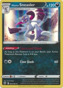 Hisuian Sneasler - 093/189 - Holo Rare - Pokemon