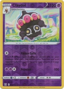 Claydol - 58/163 - Rare Reverse Holo - Pokemon