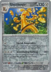 Gholdengo - 067/091 - Holo Rare Reverse Holo - Pokemon