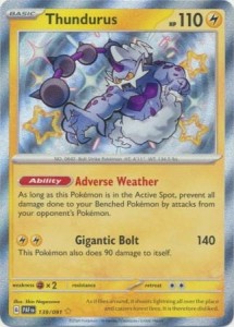 Thundurus - 139/091 - Shiny Rare Pokemon