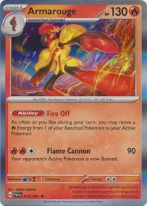 Armarouge - 015/091 - Holo Rare - Pokemon