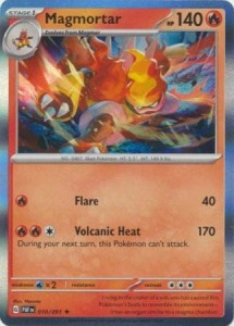 Magmortar - 010/091 - Holo Rare - Pokemon
