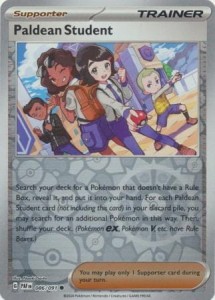 Paldean Student - 086/091 - Common Reverse Holo - Pokemon