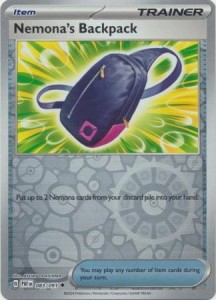 Nemona's Backpack - 083/091 - Uncommon Reverse Holo - Pokemon