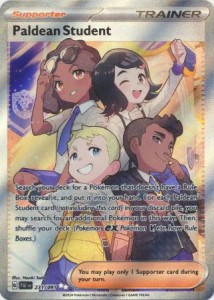 Paldean Student - 231/091 - Illustration Rare - Pokemon