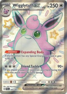 Wigglytuff ex - 222/091 - Shiny Ultra Rare - Pokemon