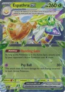 Espathra ex - 006/091 - Ultra Rare - Pokemon