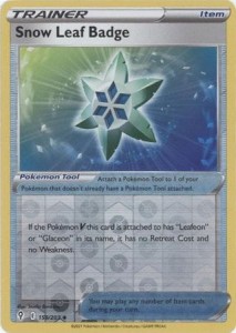Snow Leaf Badge - 159/203 - Uncommon Reverse Holo Pokemon