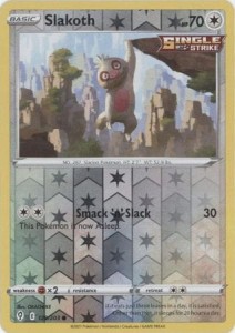 Slakoth - 129/203 - Common Reverse Holo Pokemon