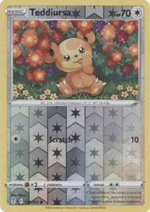 Teddiursa - 126/203 - Common Reverse Holo Pokemon