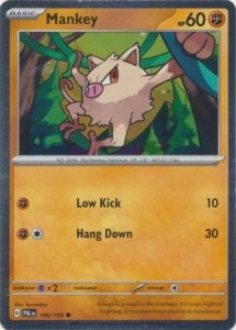 Mankey - 106/193 - Holo Promo - Pokemon