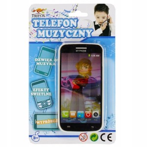 Telefon dla dzieci na baterie smartfon niebieski