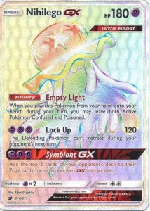 Nihilego GX - 114/111 - Hyper Rare Pokemon