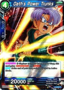 Oath's Power Trunks - BT4-032 - Rare - Dragon Ball Super
