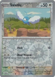 Swablu - 152/182 - Common Reverse Holo - Pokemon