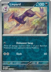 Liepard - 115/182 - Common Reverse Holo - Pokemon