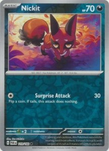 Nickit - 119/182 - Common Reverse Holo - Pokemon