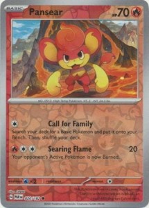 Pansear - 020/182 - Common Reverse Holo - Pokemon