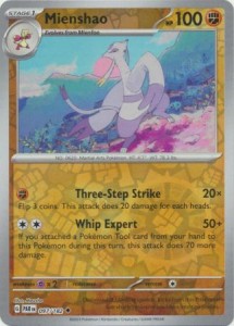 Mienshao - 097/182 - Uncommon Reverse Holo - Pokemon