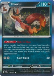 Thievul - 120/182 - Holo Rare - Pokemon