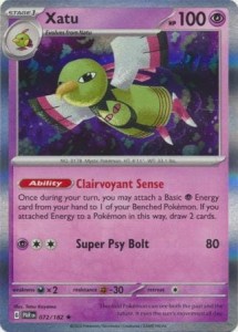 Xatu - 072/182 - Holo Rare - Pokemon