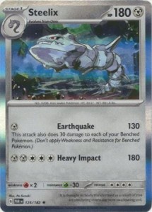 Steelix - 125/182 - Holo Rare - Pokemon