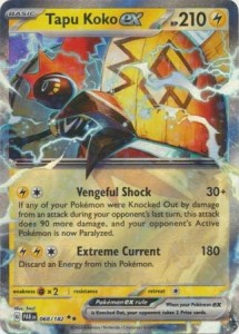 Tapu Koko ex - 068/182 - Ultra Rare - Pokemon