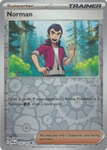 Norman - 168/182 - Uncommon Reverse Holo - Pokemon