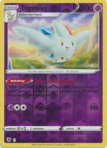 Togekiss - 057/189 - Holo Rare Reverse Holo Pokemon