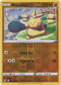 Makuhita - 142/264 - Common Reverse Holo Pokemon