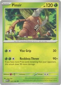 Pokemon 151 Pinsir - 127/165 - Uncommon