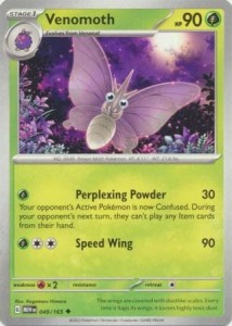 Pokemon 151 Venomoth - 049/165 - Uncommon