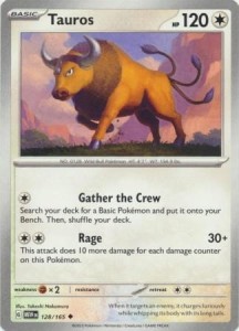 Pokemon 151 Tauros - 128/165 - Uncommon