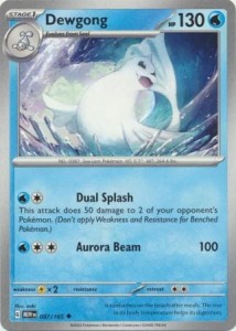 Pokemon 151 Dewgong - 087/165 - Uncommon