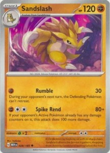 Pokemon 151 Sandslash - 028/165 - Uncommon
