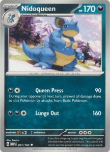 Pokemon 151 Nidoqueen - 031/165 - Uncommon
