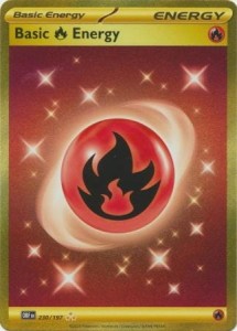 Fire Energy - 230/197 - Gold Secret Rare Pokemon